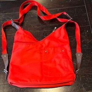 Baggallini Red Shoulder Bag Convertible Design